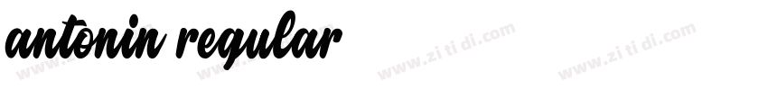 antonin regular字体转换